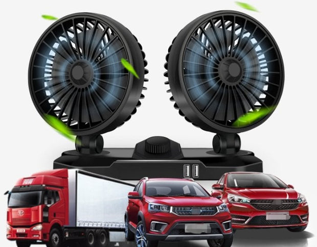 🎁Summer Promotion🎁2022 New Car Rotary Fan-🔥BUY MORE SAVE MORE🔥