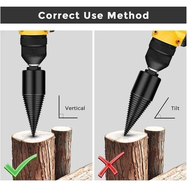 🎁🪓Wood Log Splitter Firewood Drill Bit 🔥BUY 2 FREE SHIPPING🔥